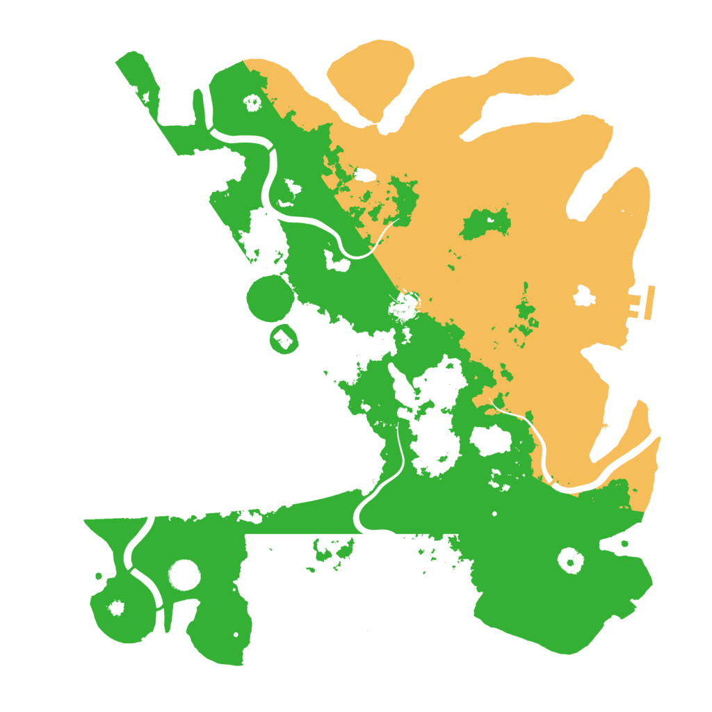 Biome Rust Map: Procedural Map, Size: 4200, Seed: 1472977665