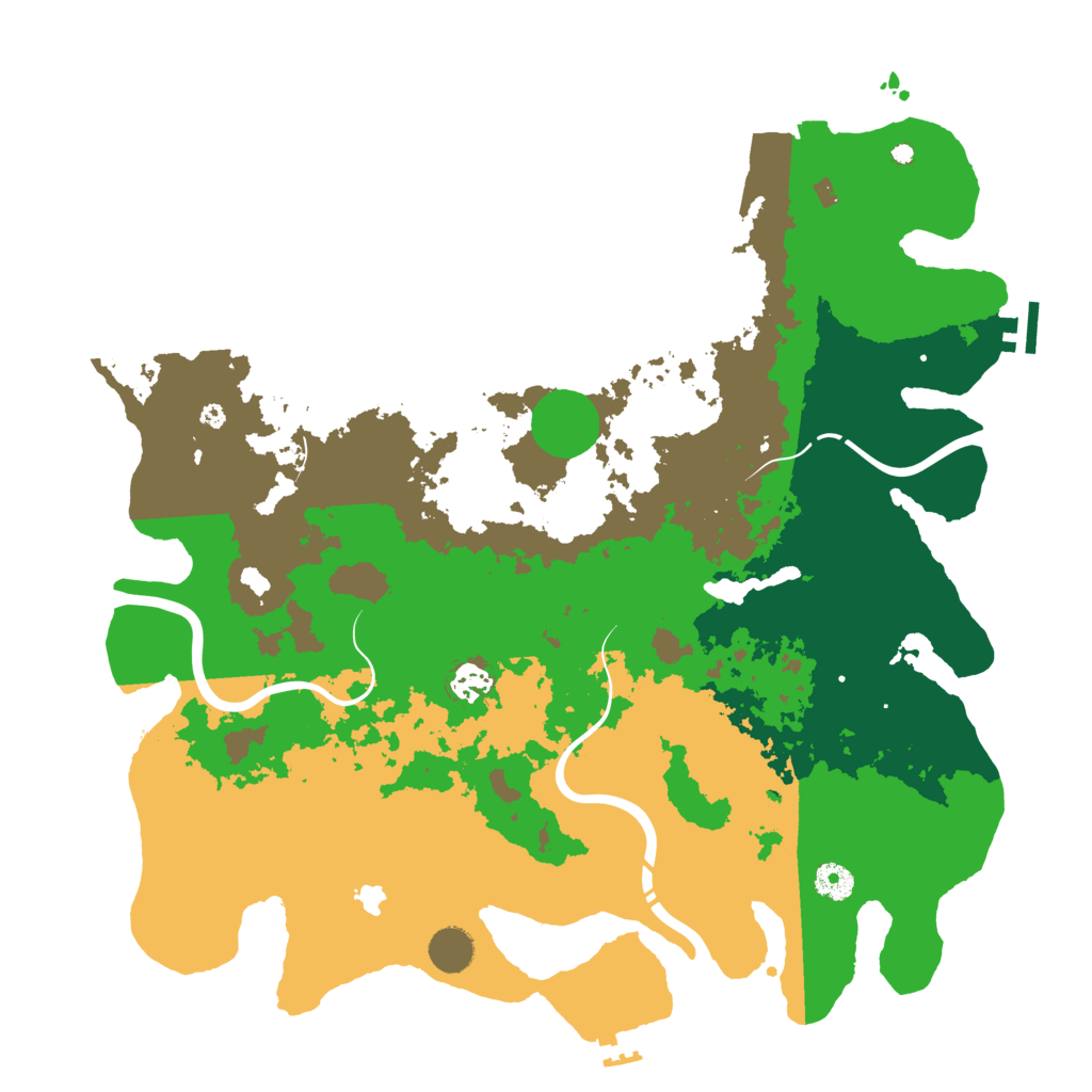 Biome Rust Map: Procedural Map, Size: 4250, Seed: 1968236988