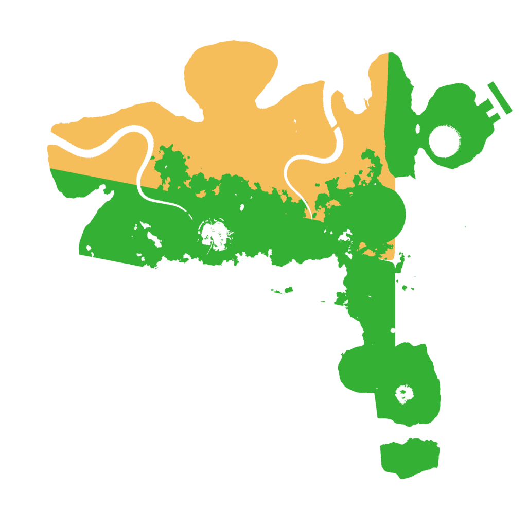 Biome Rust Map: Procedural Map, Size: 3000, Seed: 315820938