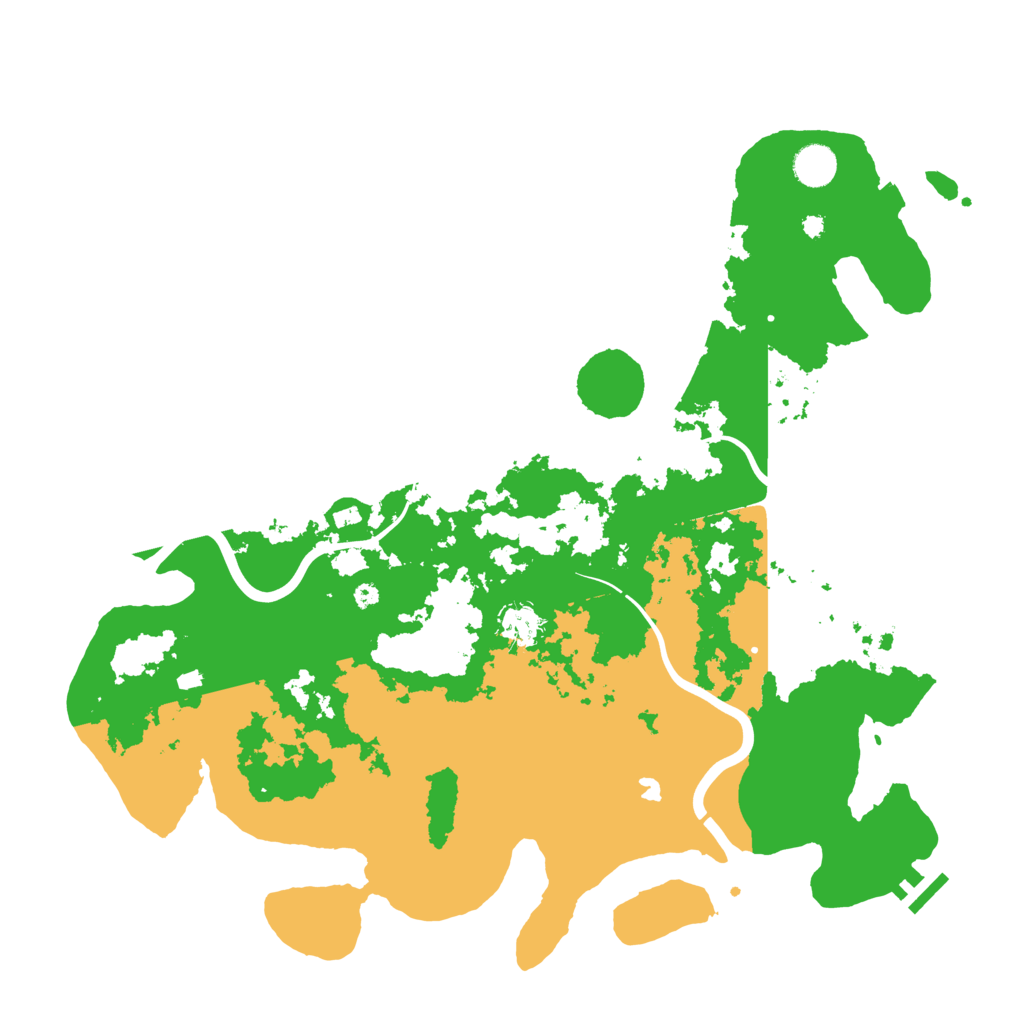 Biome Rust Map: Procedural Map, Size: 4200, Seed: 1260927774
