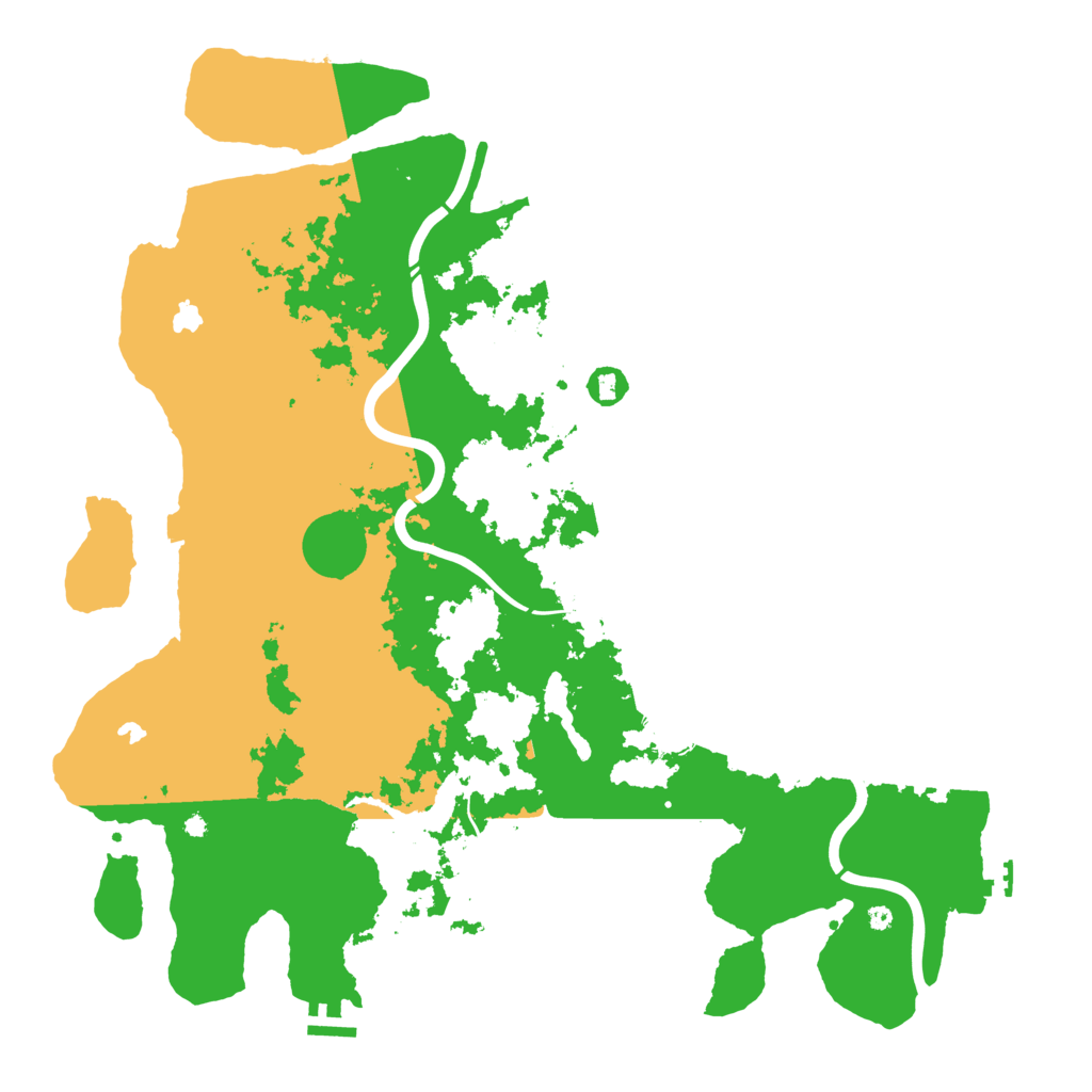 Biome Rust Map: Procedural Map, Size: 4500, Seed: 781594078