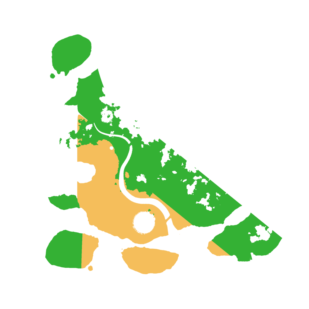 Biome Rust Map: Procedural Map, Size: 2500, Seed: 1306899083
