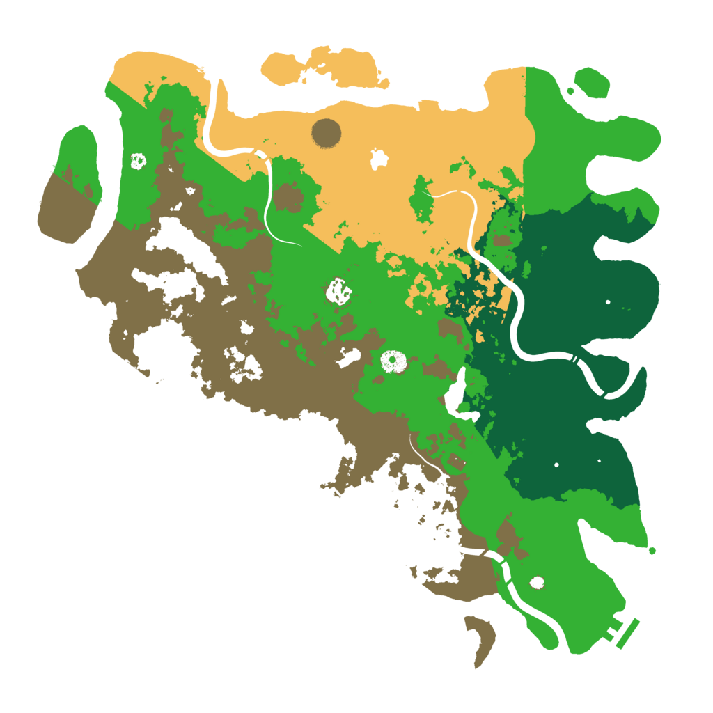 Biome Rust Map: Procedural Map, Size: 4250, Seed: 863762813