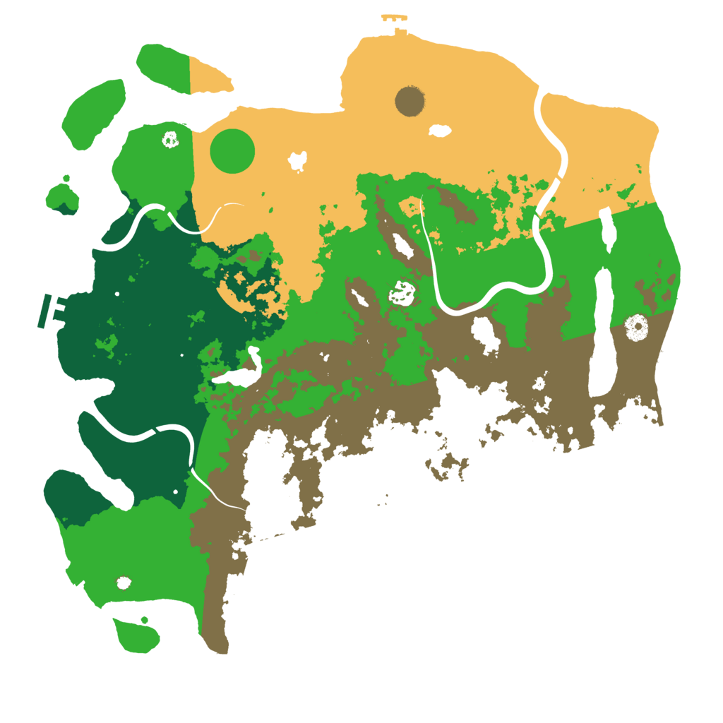 Biome Rust Map: Procedural Map, Size: 4250, Seed: 101406186