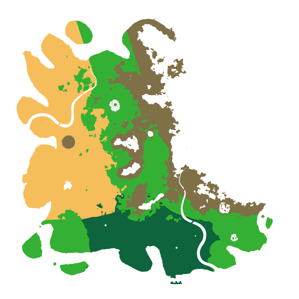 Biome Rust Map: Procedural Map, Size: 4000, Seed: 1688027082