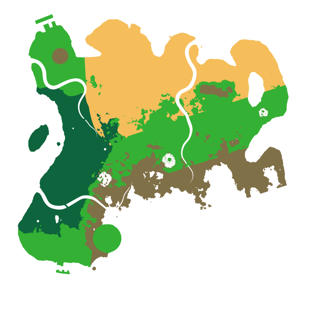 Biome Rust Map: Procedural Map, Size: 3500, Seed: 1900592400