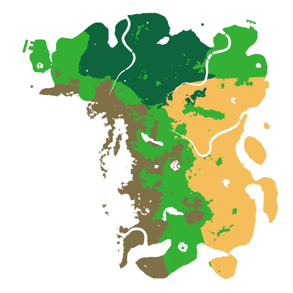Biome Rust Map: Procedural Map, Size: 4500, Seed: 956380