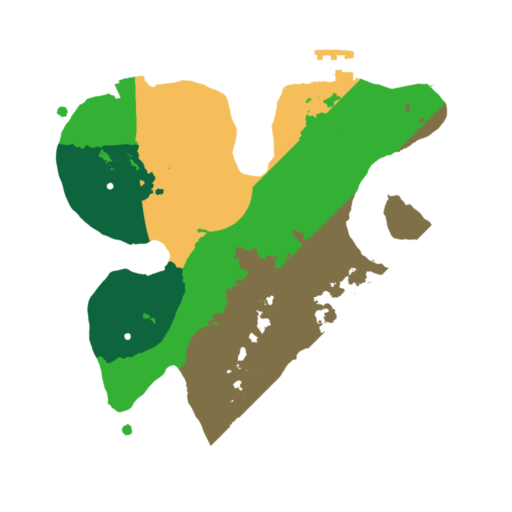 Biome Rust Map: Procedural Map, Size: 2000, Seed: 1166736426