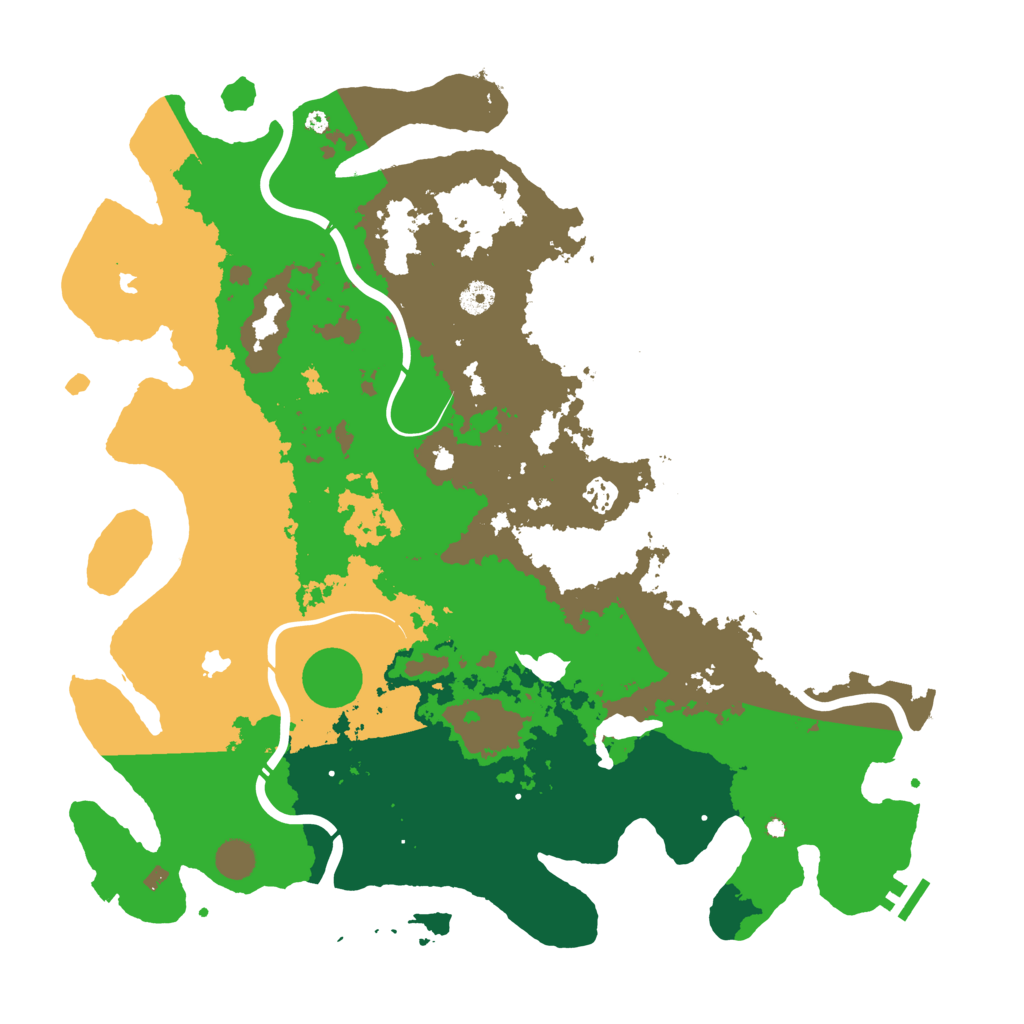 Biome Rust Map: Procedural Map, Size: 4500, Seed: 793956150