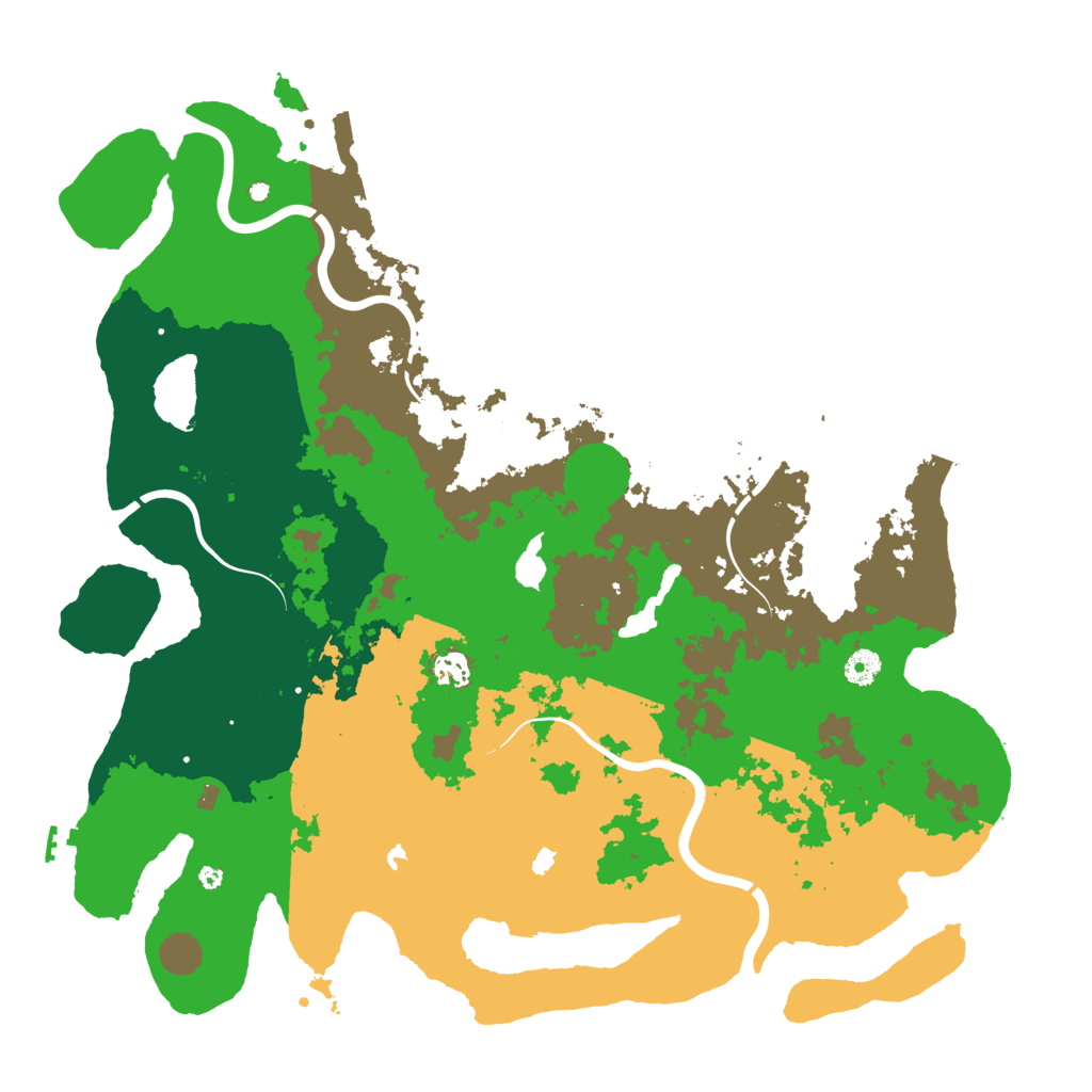 Biome Rust Map: Procedural Map, Size: 4500, Seed: 1322589112