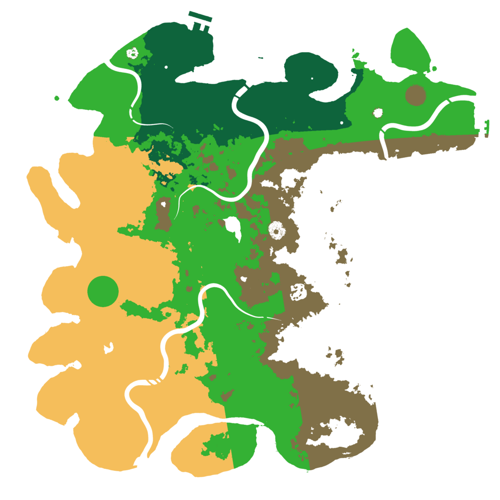 Biome Rust Map: Procedural Map, Size: 4250, Seed: 941580425