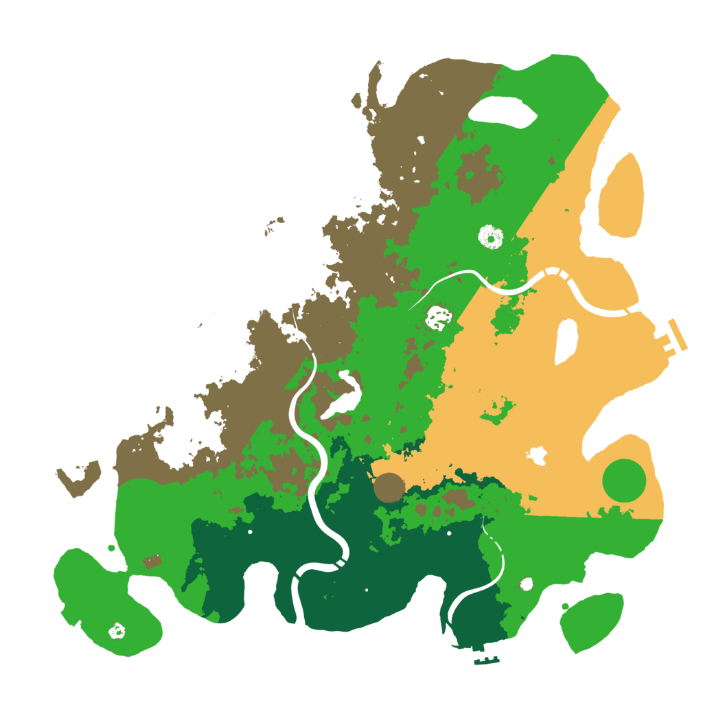 Biome Rust Map: Procedural Map, Size: 4250, Seed: 1702103451