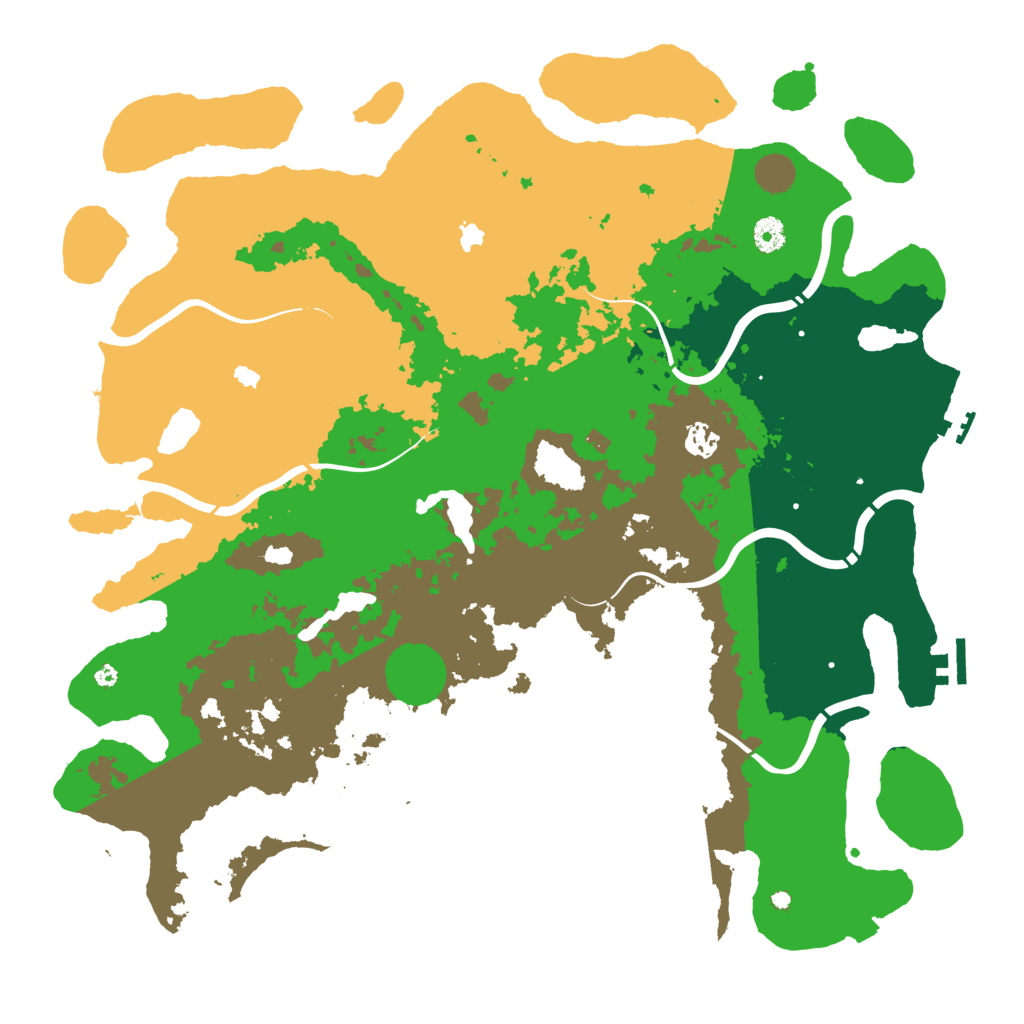 Biome Rust Map: Procedural Map, Size: 4500, Seed: 1019212492