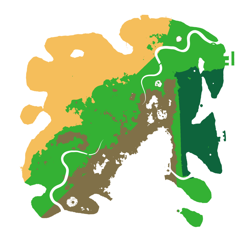 Biome Rust Map: Procedural Map, Size: 3500, Seed: 1907315037