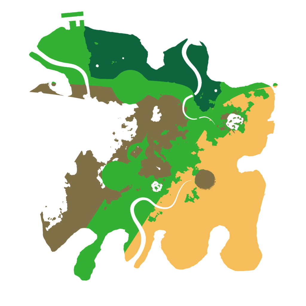 Biome Rust Map: Procedural Map, Size: 2800, Seed: 1675176108