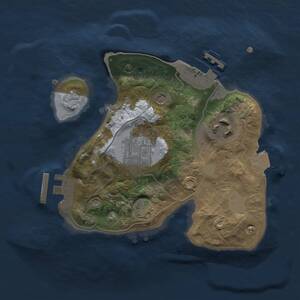 Thumbnail Rust Map: Procedural Map, Size: 2000, Seed: 1480869977, 7 Monuments