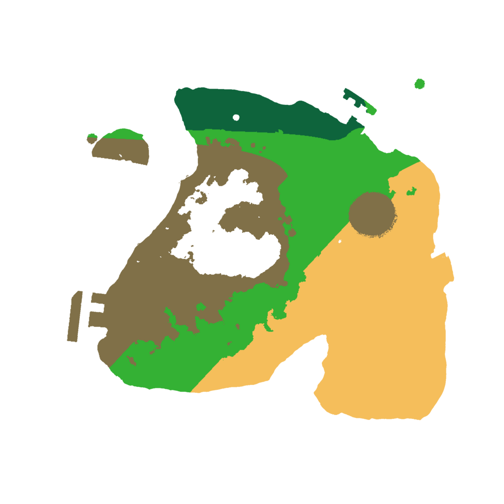 Biome Rust Map: Procedural Map, Size: 2000, Seed: 1480869977
