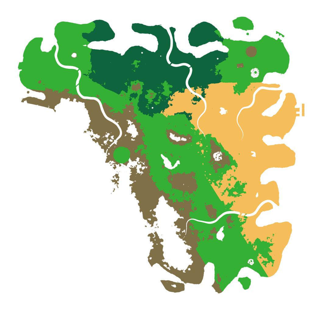 Biome Rust Map: Procedural Map, Size: 5000, Seed: 1744565300