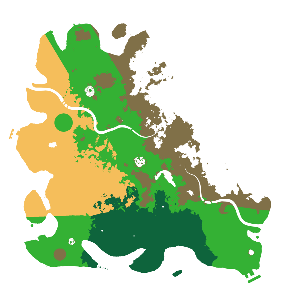 Biome Rust Map: Procedural Map, Size: 4250, Seed: 275306146