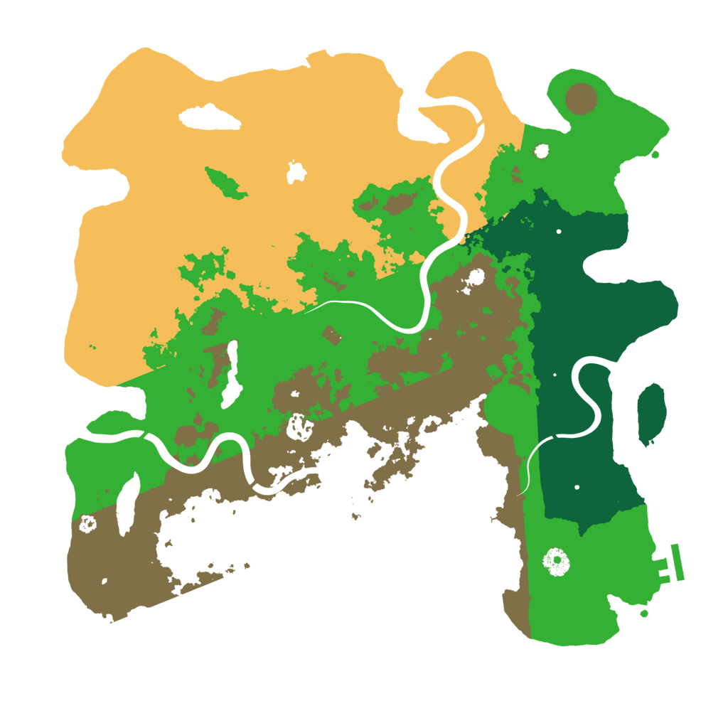 Biome Rust Map: Procedural Map, Size: 4000, Seed: 885416230