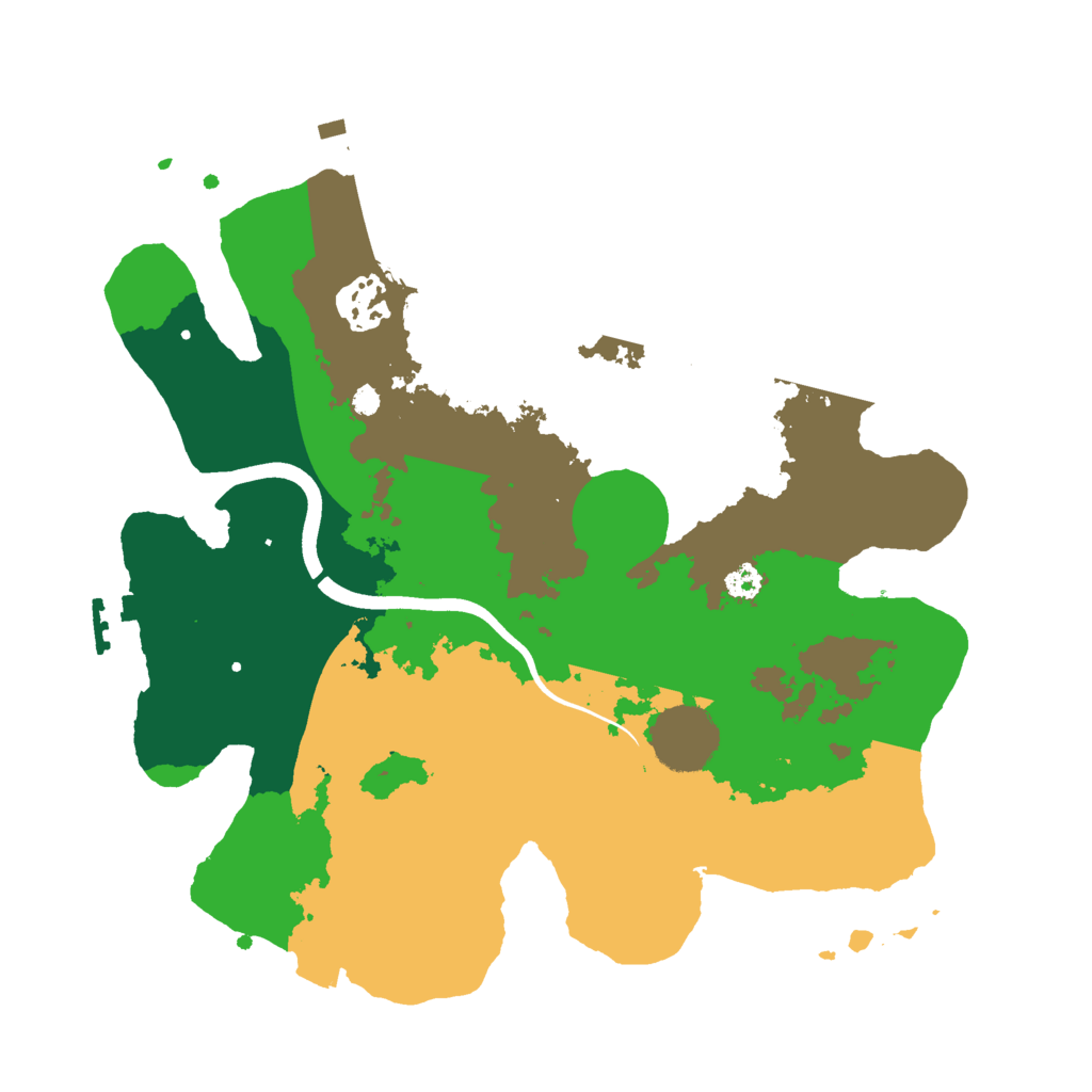 Biome Rust Map: Procedural Map, Size: 3000, Seed: 1995662391