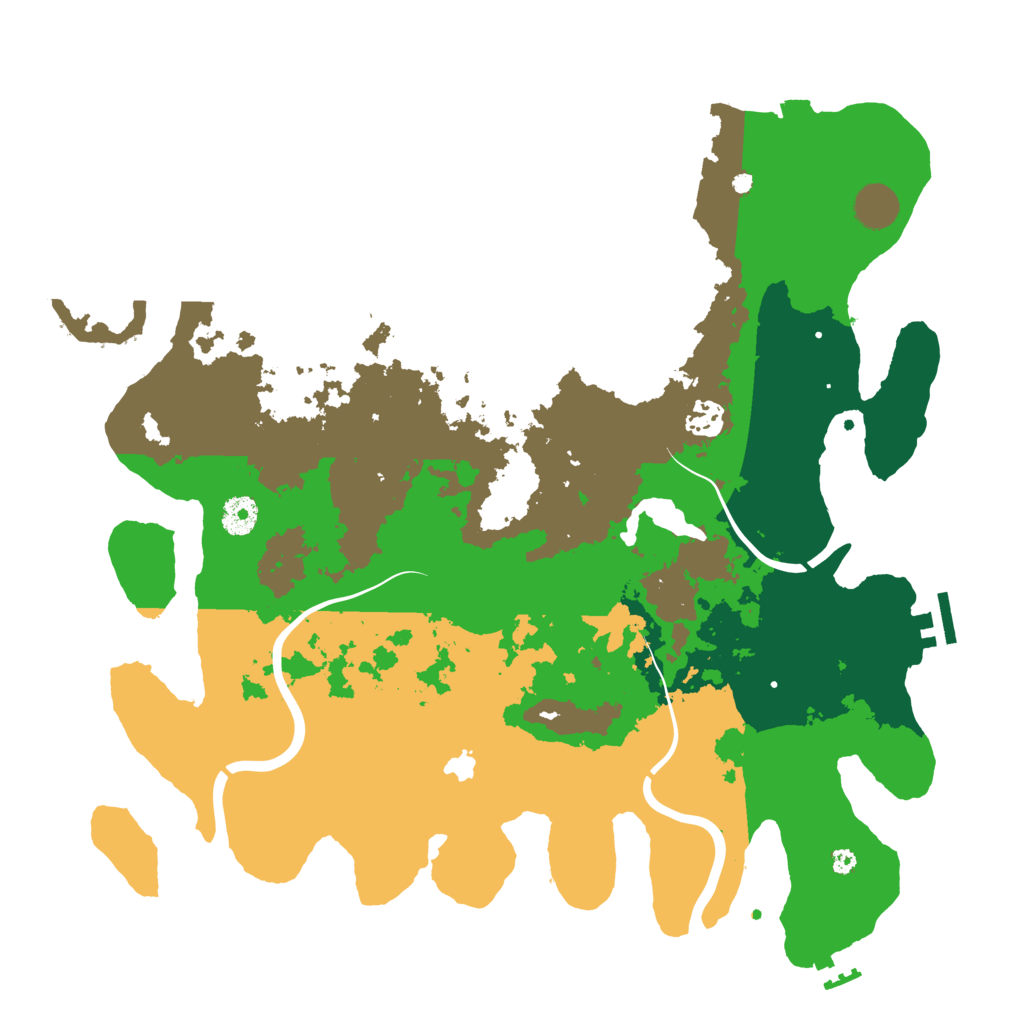 Biome Rust Map: Procedural Map, Size: 4000, Seed: 1101504968