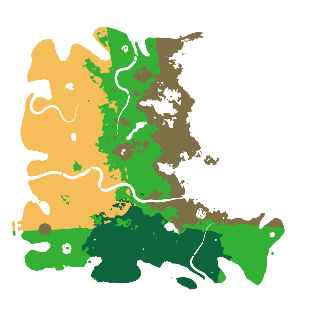 Biome Rust Map: Procedural Map, Size: 4500, Seed: 436502457