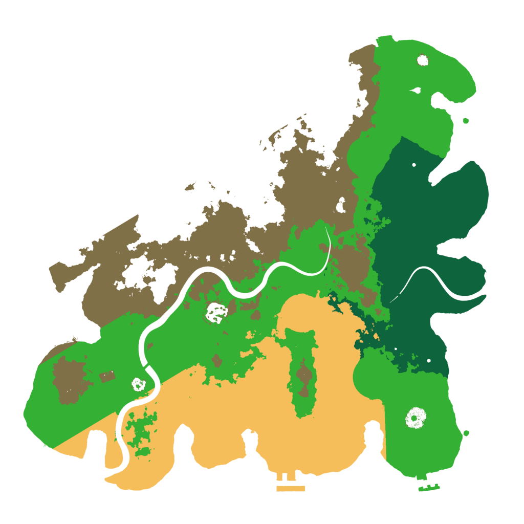 Biome Rust Map: Procedural Map, Size: 3750, Seed: 130446374