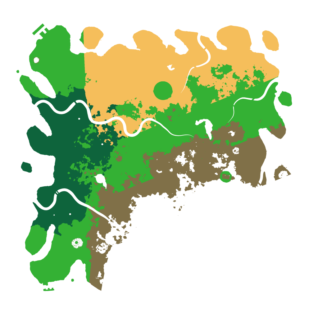 Biome Rust Map: Procedural Map, Size: 4500, Seed: 1546264209