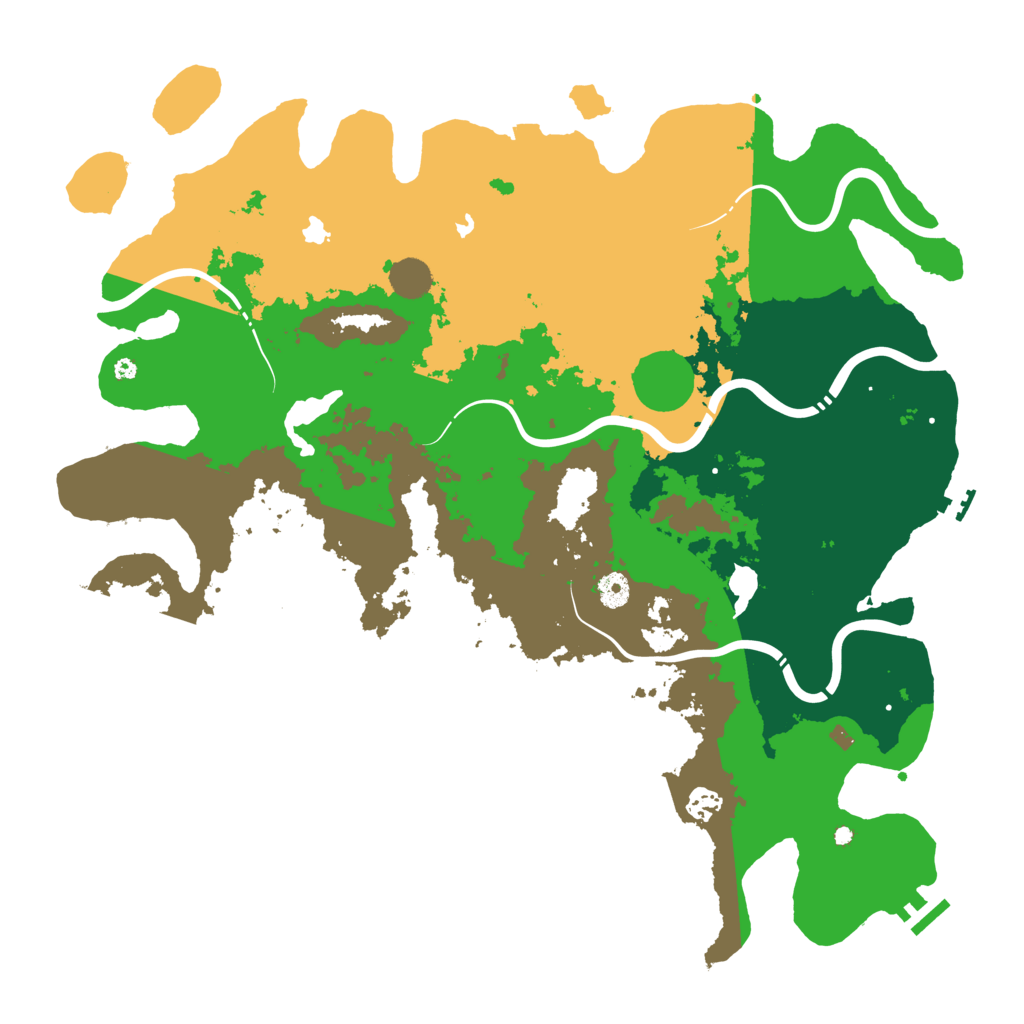 Biome Rust Map: Procedural Map, Size: 4500, Seed: 975607641