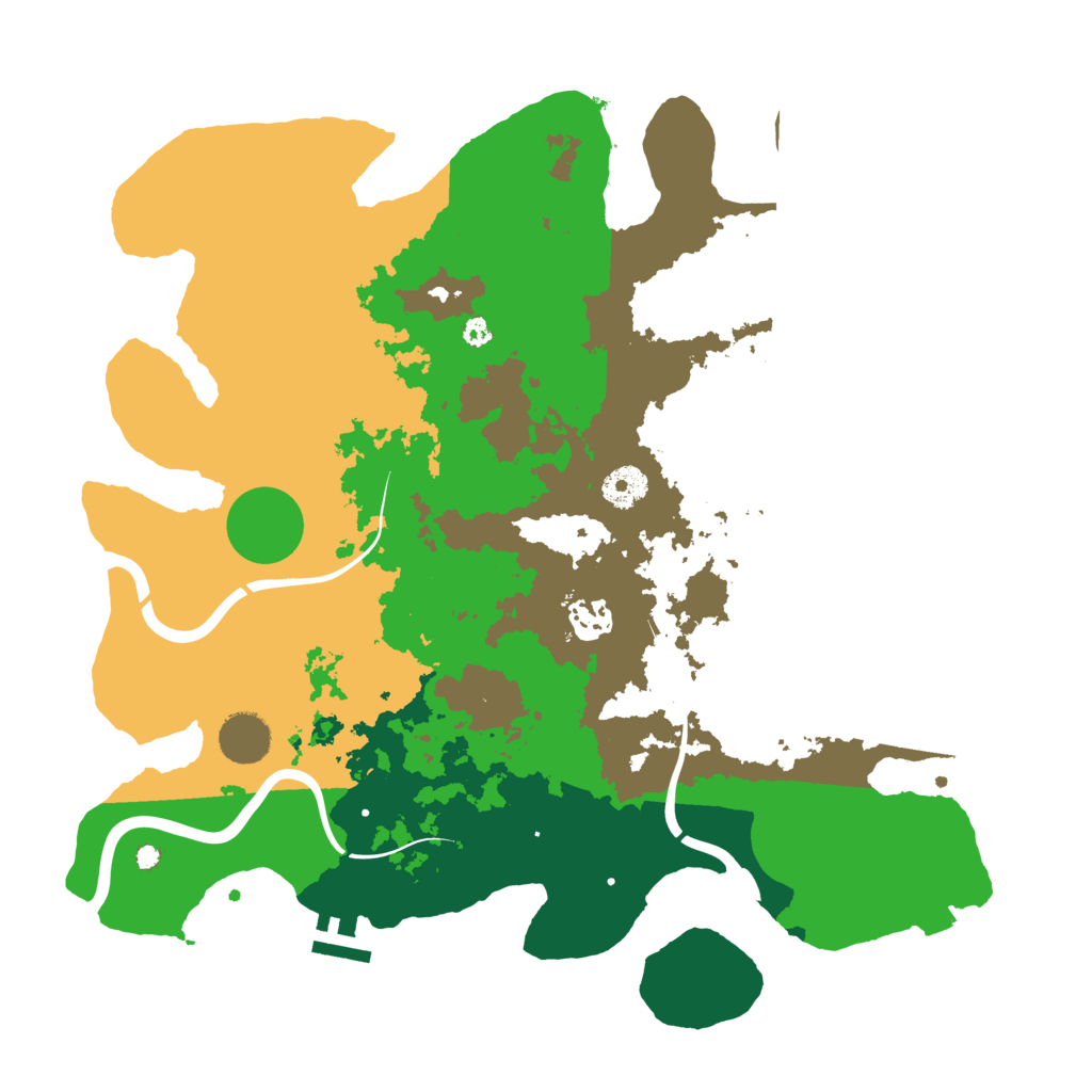 Biome Rust Map: Procedural Map, Size: 3750, Seed: 176866603
