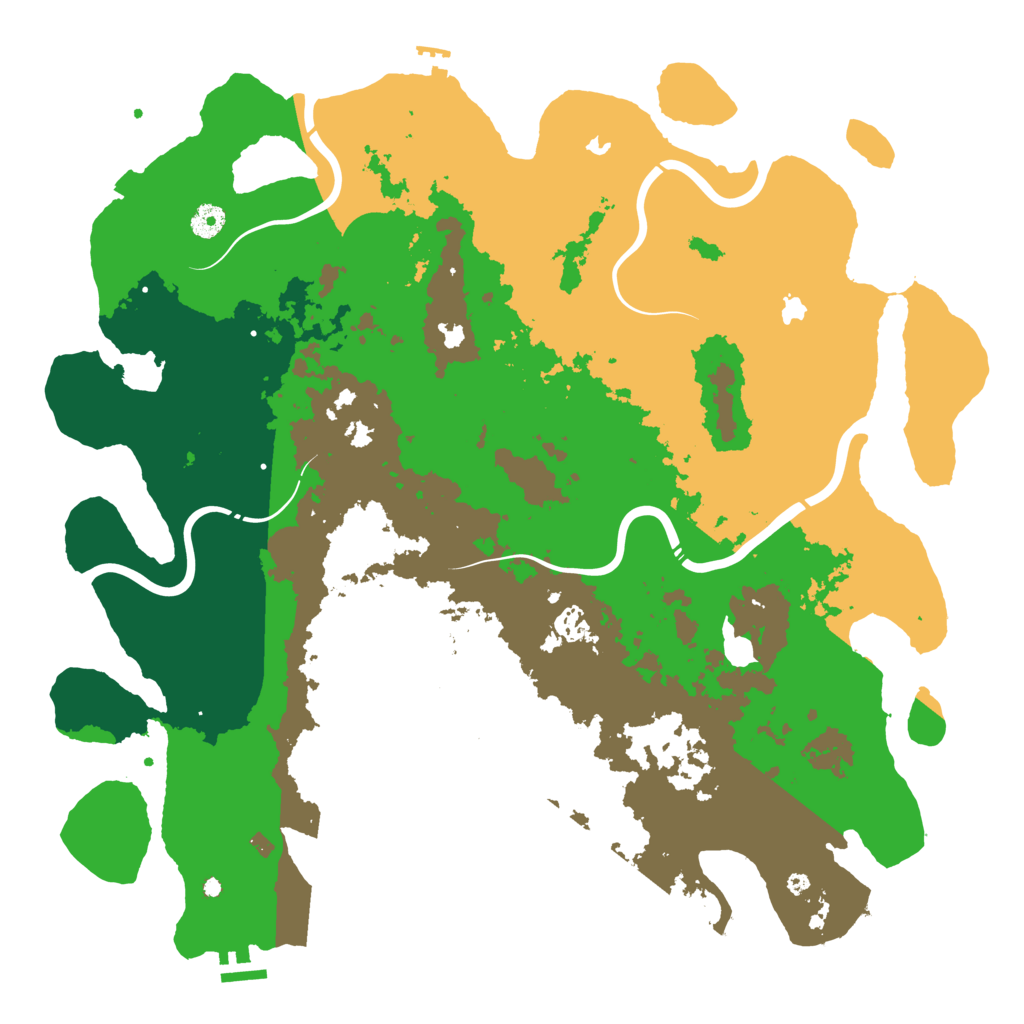 Biome Rust Map: Procedural Map, Size: 4500, Seed: 69705055