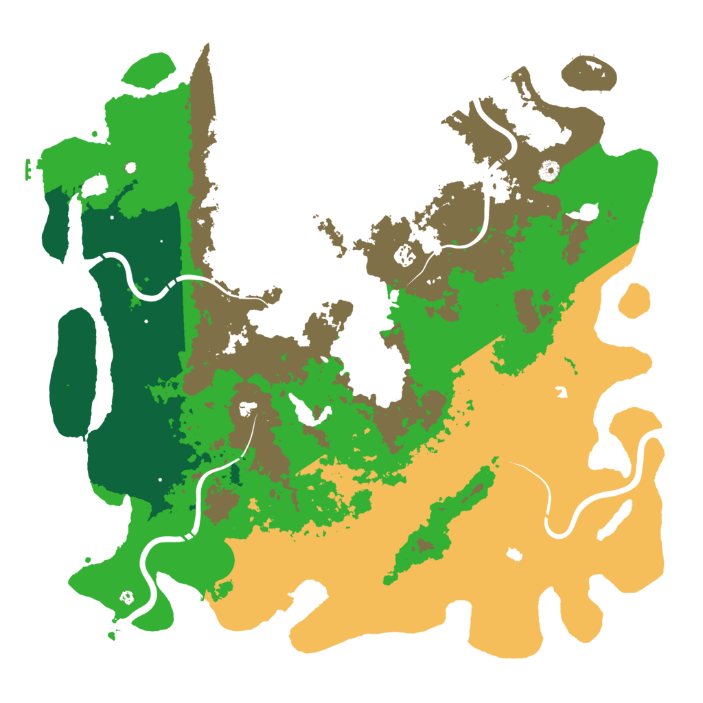 Biome Rust Map: Procedural Map, Size: 5000, Seed: 148617203