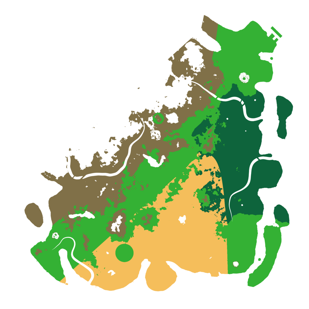 Biome Rust Map: Procedural Map, Size: 4500, Seed: 1169450960