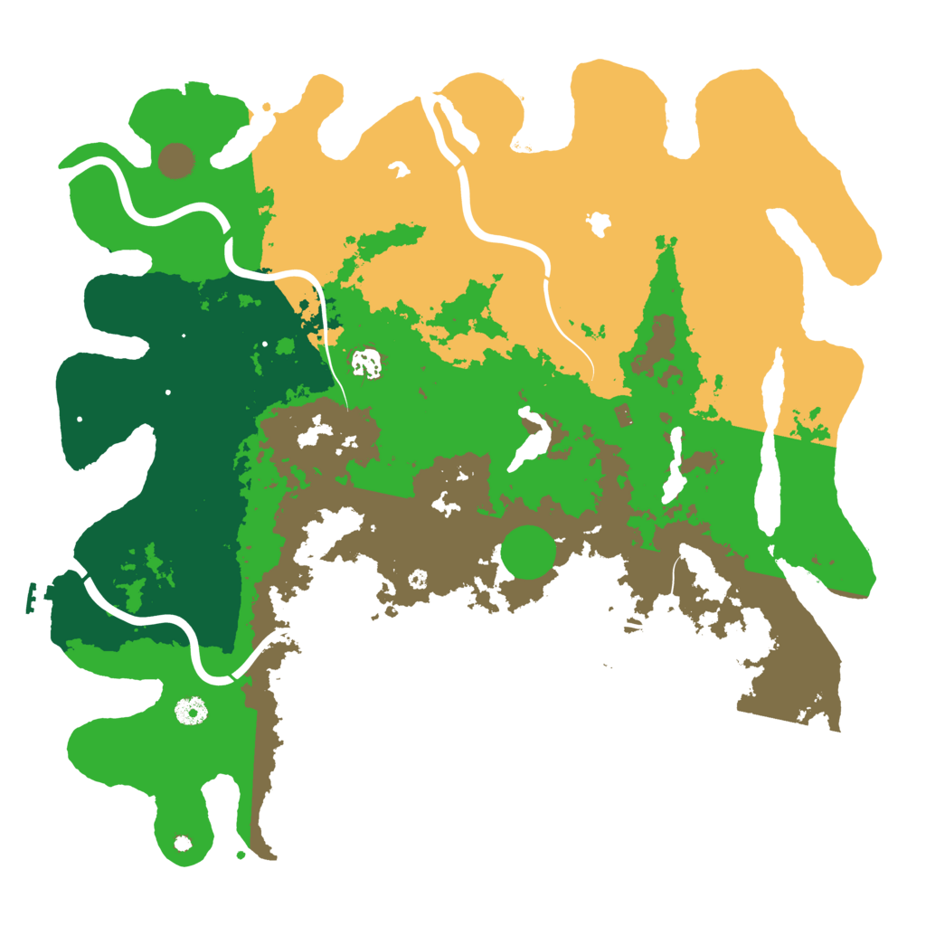 Biome Rust Map: Procedural Map, Size: 4500, Seed: 18459981