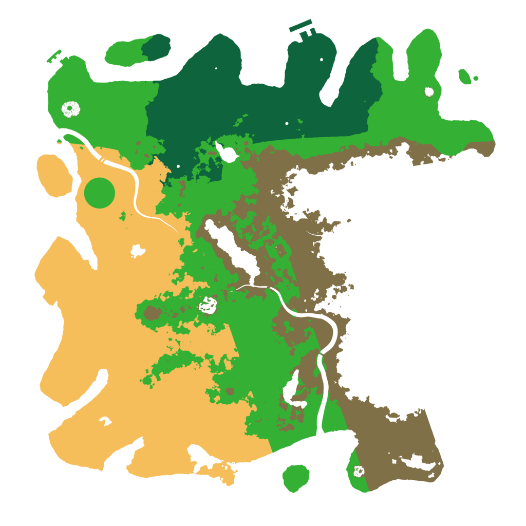 Biome Rust Map: Procedural Map, Size: 4500, Seed: 459049083