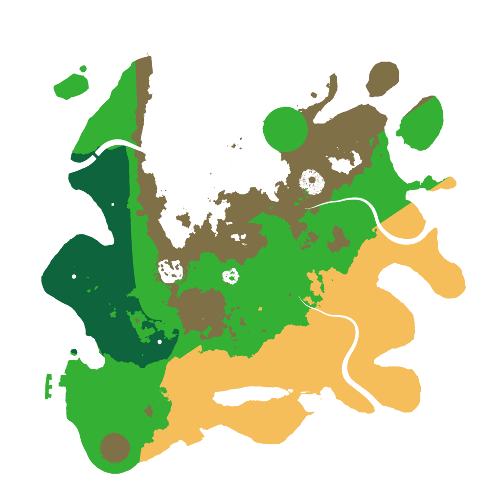 Biome Rust Map: Procedural Map, Size: 3000, Seed: 1943434323