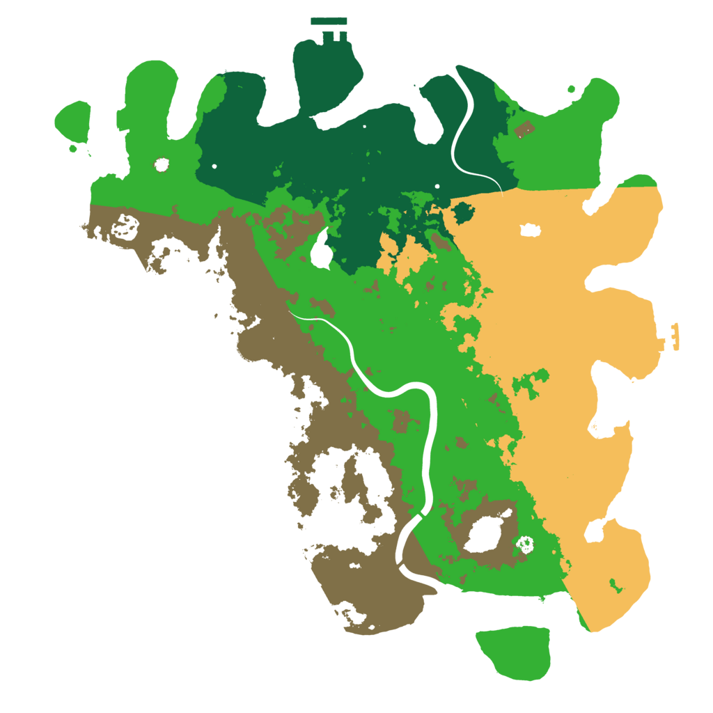 Biome Rust Map: Procedural Map, Size: 4000, Seed: 214313