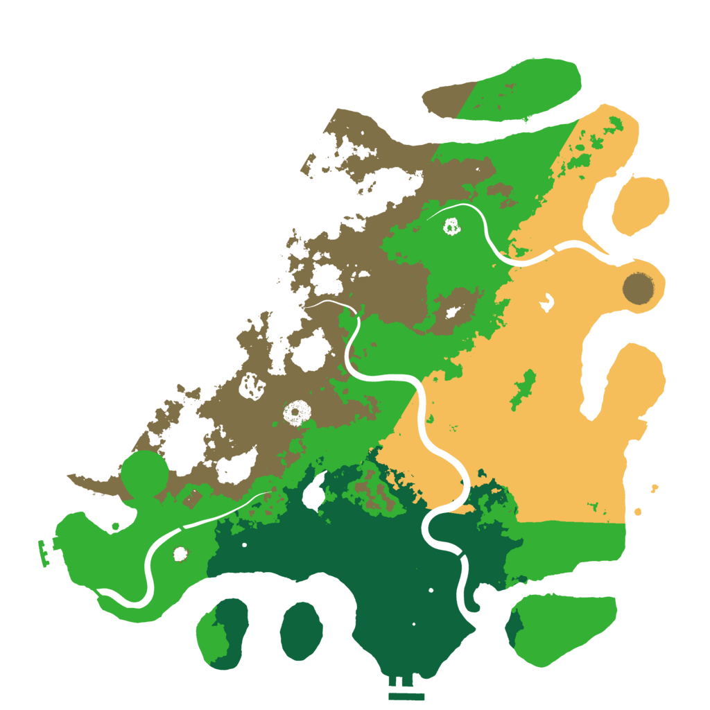 Biome Rust Map: Procedural Map, Size: 4000, Seed: 140097838