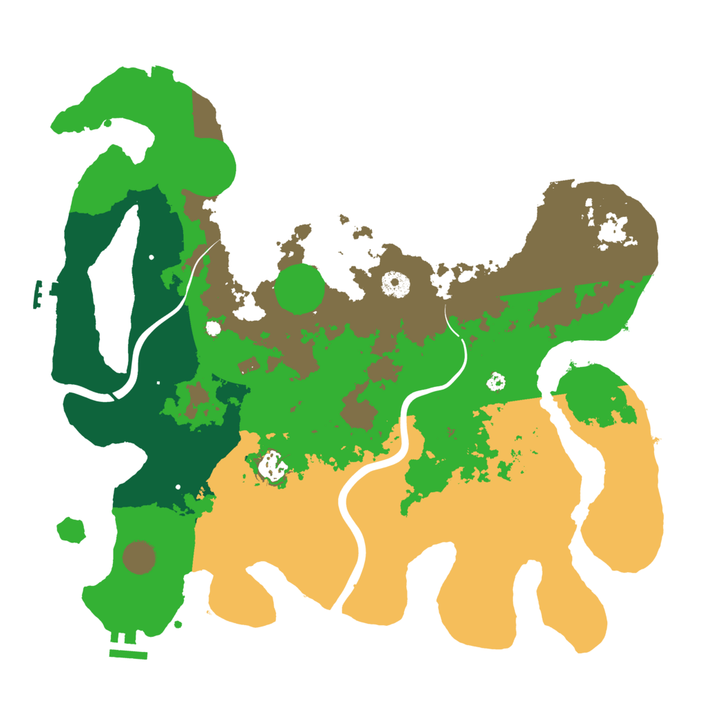 Biome Rust Map: Procedural Map, Size: 3750, Seed: 168365630