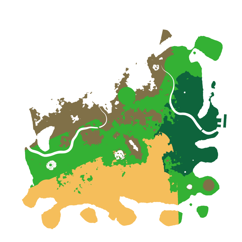 Biome Rust Map: Procedural Map, Size: 3700, Seed: 1903256304