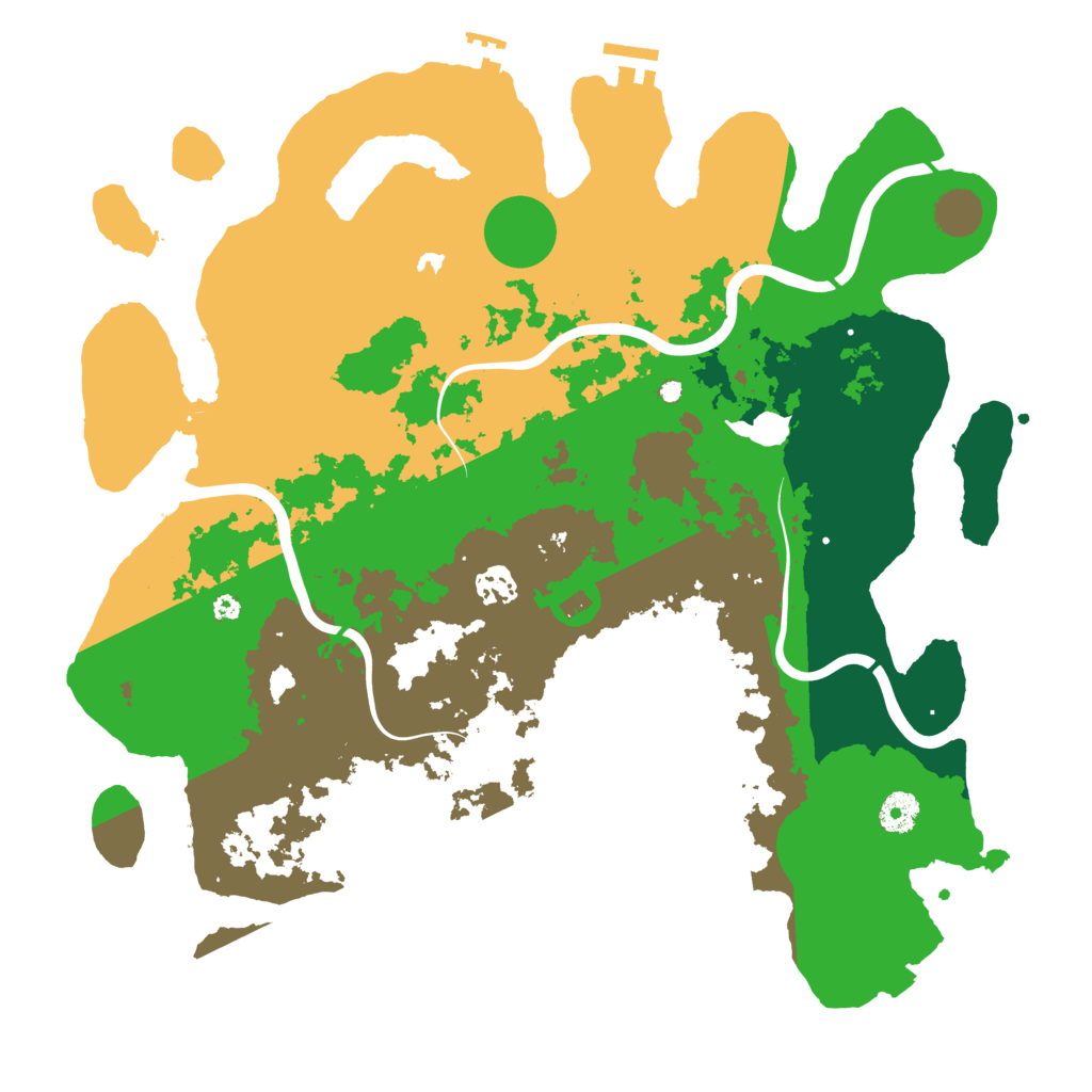 Biome Rust Map: Procedural Map, Size: 4000, Seed: 507885566