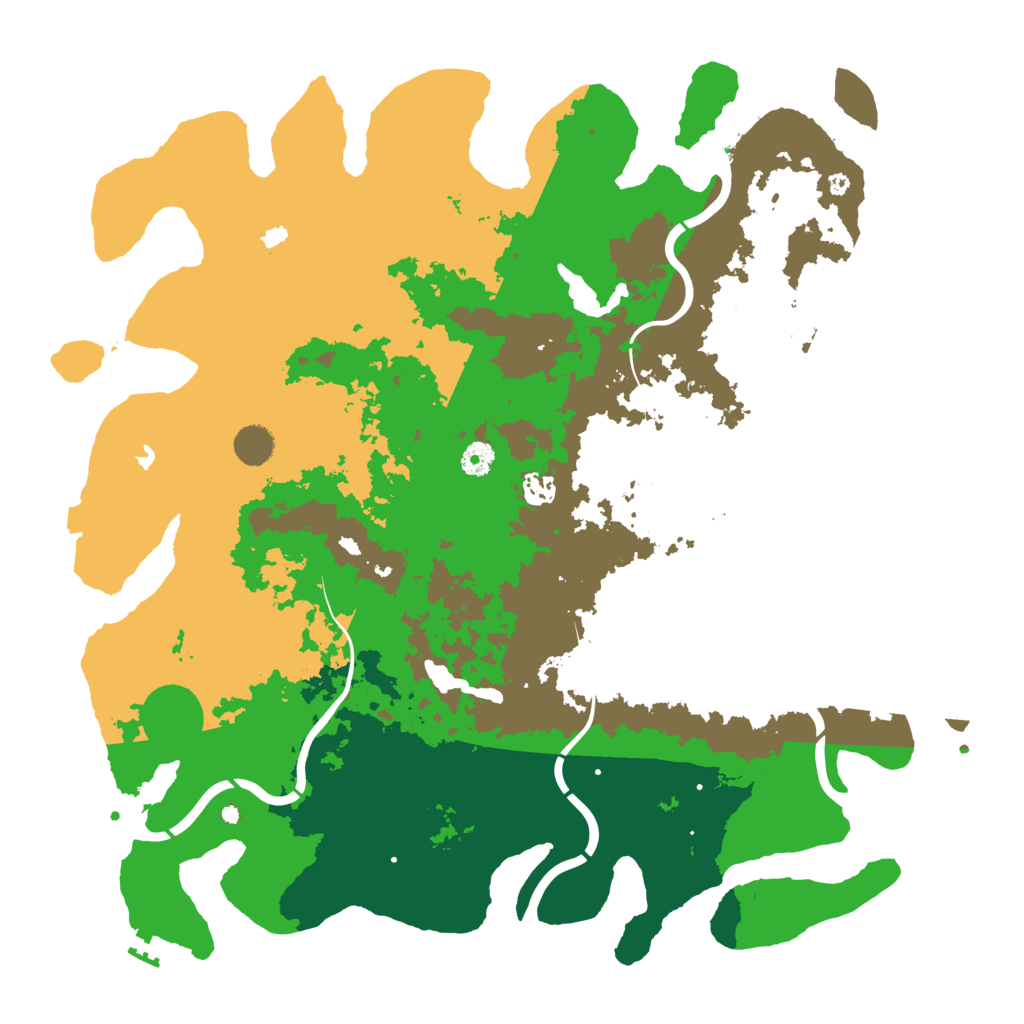 Biome Rust Map: Procedural Map, Size: 4500, Seed: 73737312