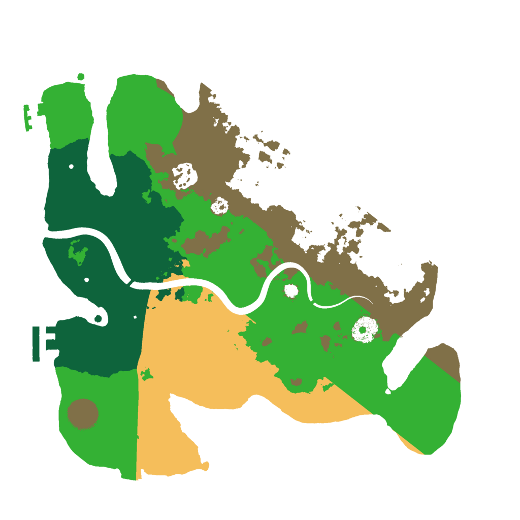 Biome Rust Map: Procedural Map, Size: 3000, Seed: 618656864