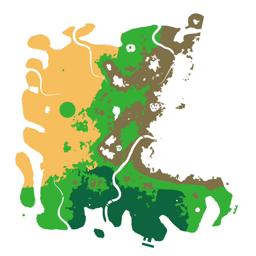 Biome Rust Map: Procedural Map, Size: 4250, Seed: 1905085736