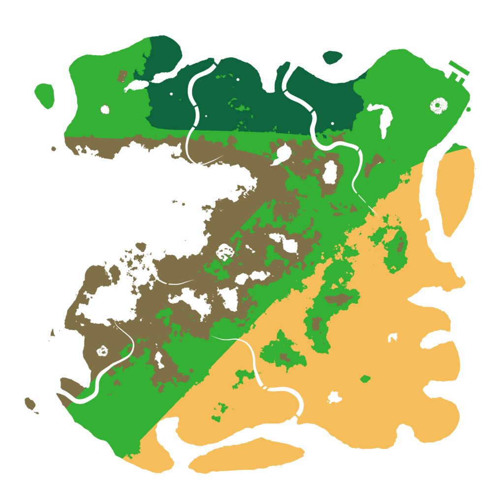 Biome Rust Map: Procedural Map, Size: 4500, Seed: 875579406