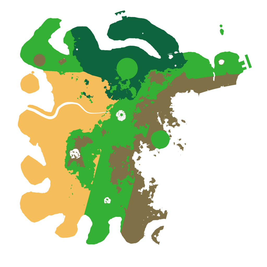 Biome Rust Map: Procedural Map, Size: 3900, Seed: 3432