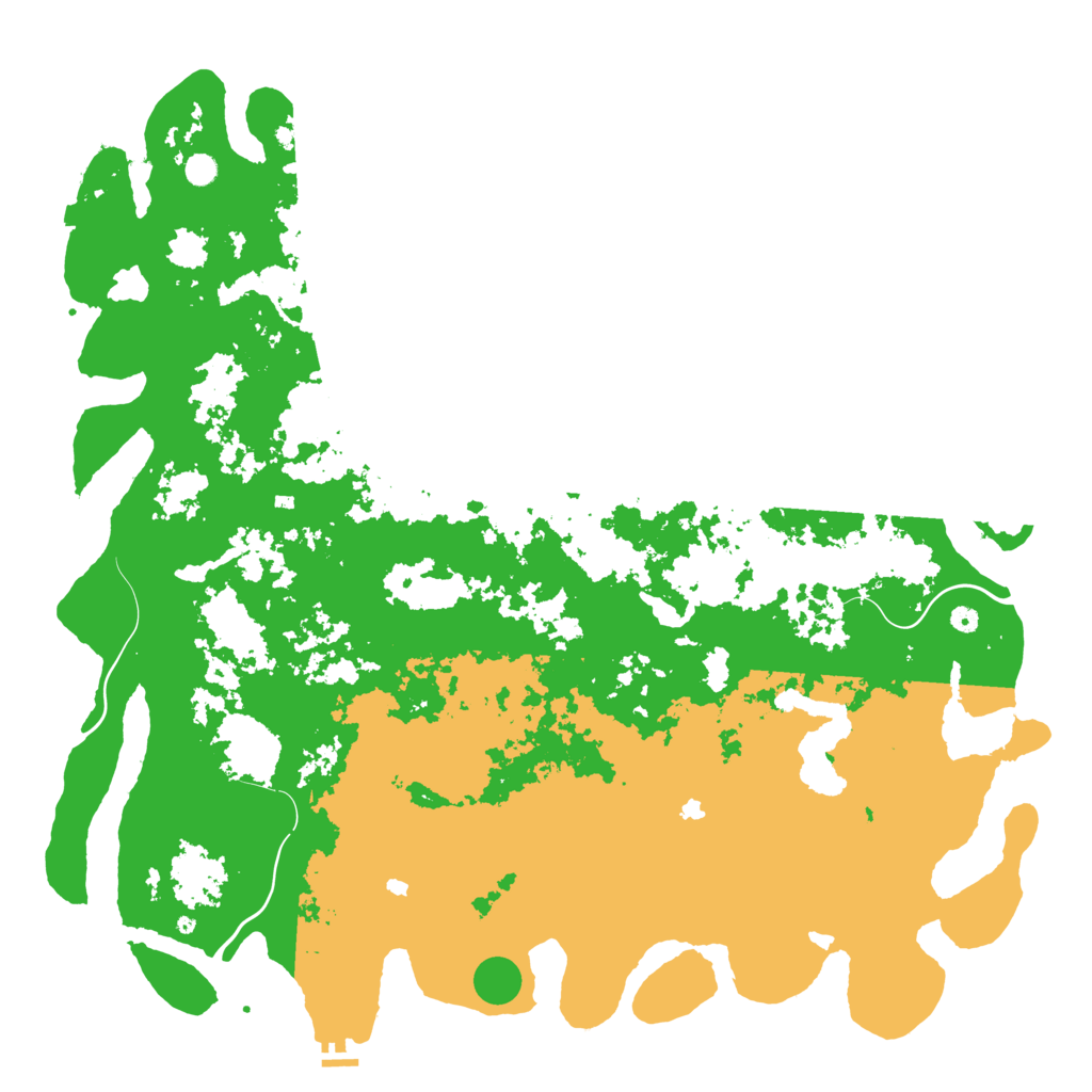 Biome Rust Map: Procedural Map, Size: 6000, Seed: 600