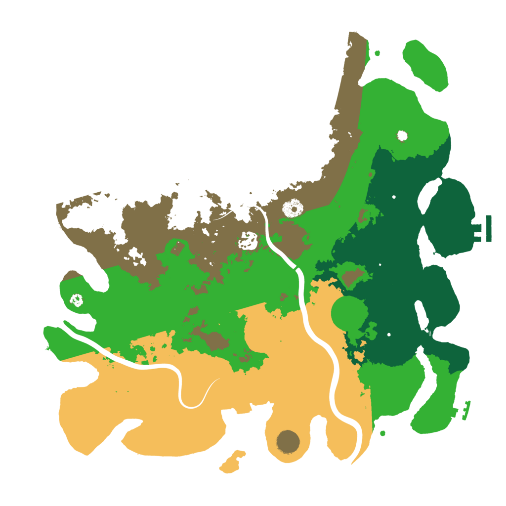 Biome Rust Map: Procedural Map, Size: 3850, Seed: 337688