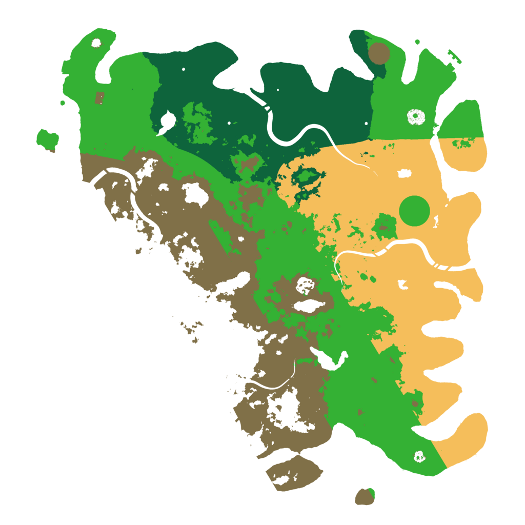 Biome Rust Map: Procedural Map, Size: 4500, Seed: 2044414637